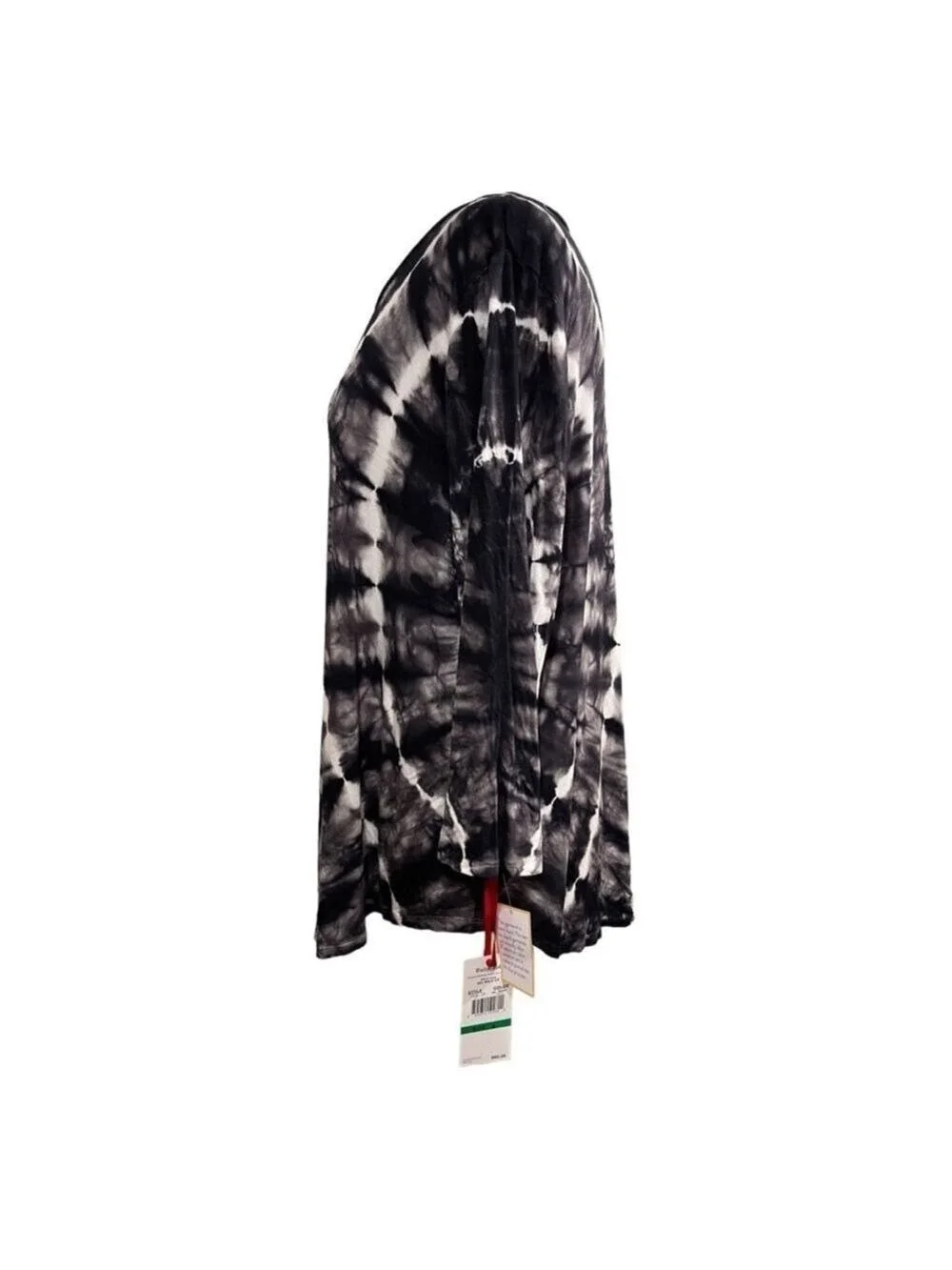 Women's Ruby Rd. Top L Black Tie‎ Dye NWT